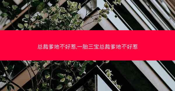 总裁爹地不好惹,一胎三宝总裁爹地不好惹