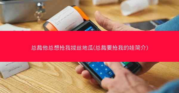 总裁他总想抢我拔丝地瓜(总裁要抢我的娃简介)