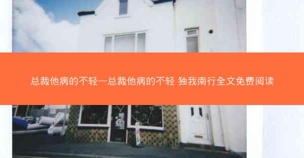 总裁他病的不轻—总裁他病的不轻 独我南行全文免费阅读