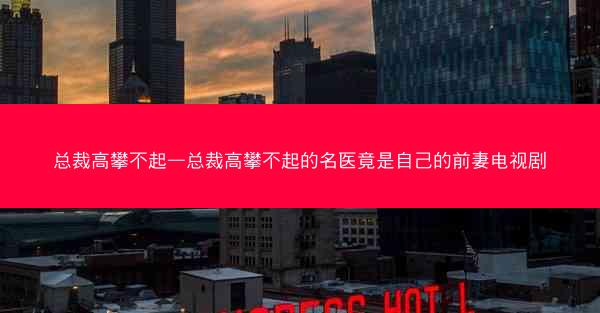 总裁高攀不起—总裁高攀不起的名医竟是自己的前妻电视剧