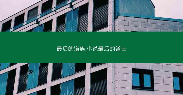 最后的道族,小说最后的道士