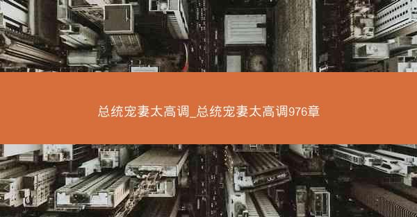 总统宠妻太高调_总统宠妻太高调976章