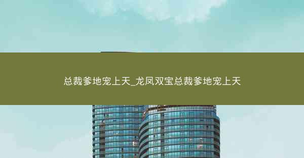 总裁爹地宠上天_龙凤双宝总裁爹地宠上天