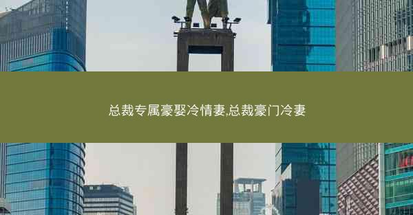 总裁专属豪娶冷情妻,总裁豪门冷妻
