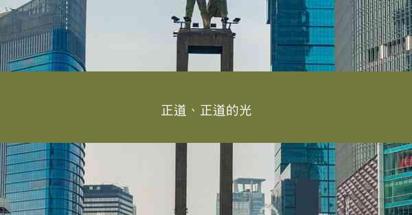 正道、正道的光