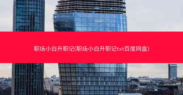 职场小白升职记(职场小白升职记txt百度网盘)