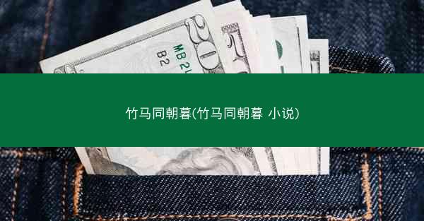 竹马同朝暮(竹马同朝暮 小说)
