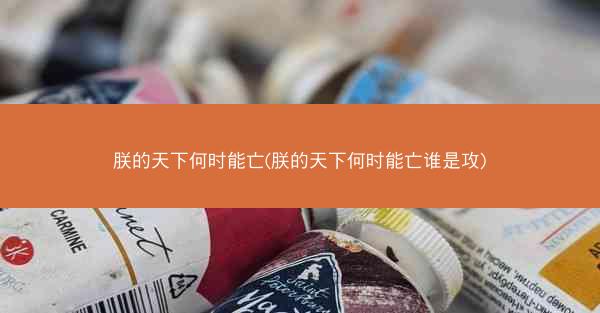 朕的天下何时能亡(朕的天下何时能亡谁是攻)
