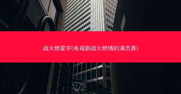 战火燃星宇(电视剧战火燃情的演员表)