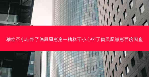 糟糕不小心怀了俩凤凰崽崽—糟糕不小心怀了俩凤凰崽崽百度网盘