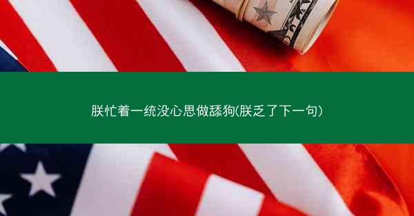 朕忙着一统没心思做舔狗(朕乏了下一句)