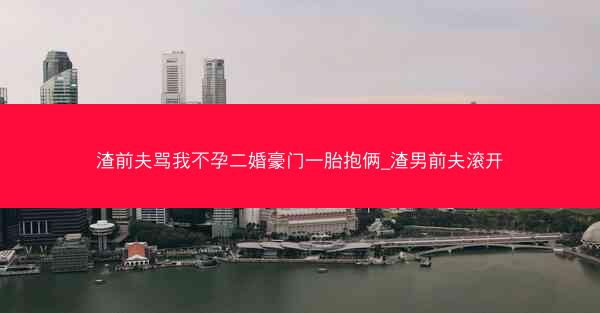 渣前夫骂我不孕二婚豪门一胎抱俩_渣男前夫滚开