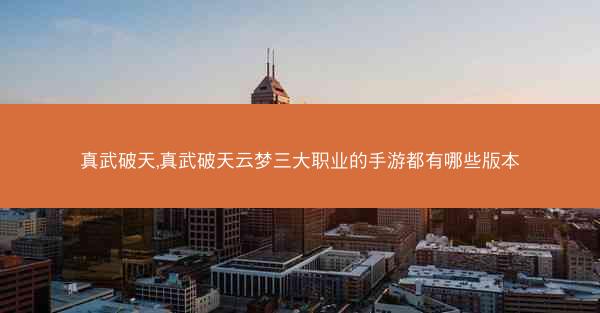 真武破天,真武破天云梦三大职业的手游都有哪些版本