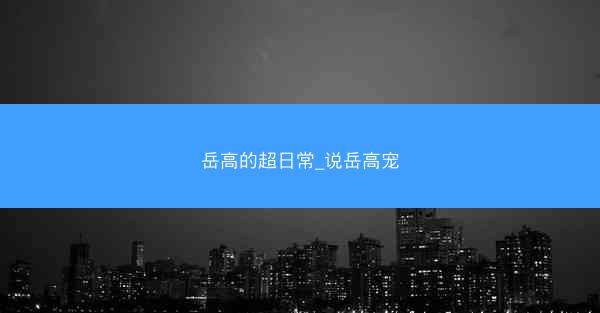 岳高的超日常_说岳高宠
