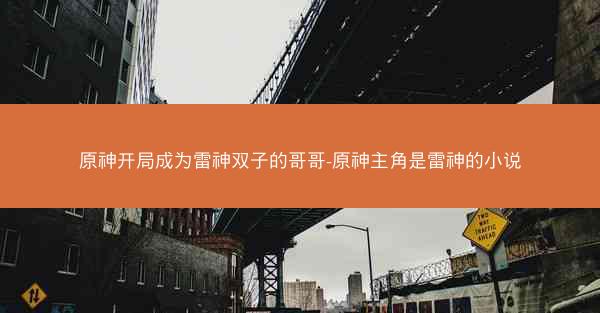 原神开局成为雷神双子的哥哥-原神主角是雷神的小说
