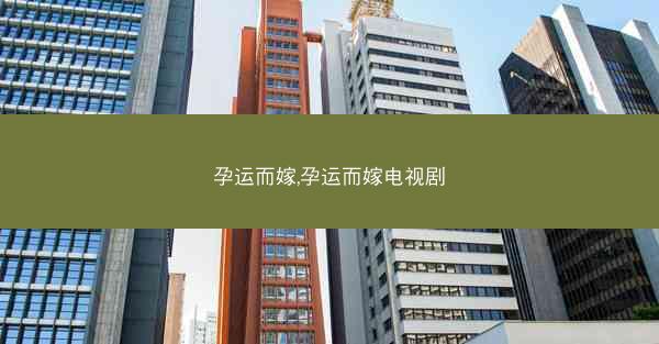 孕运而嫁,孕运而嫁电视剧