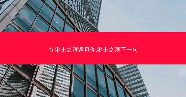 在率土之滨遇见你,率土之滨下一句