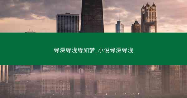 缘深缘浅缘如梦_小说缘深缘浅