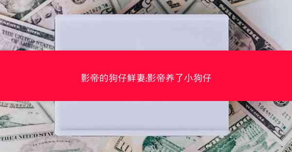 影帝的狗仔鲜妻;影帝养了小狗仔