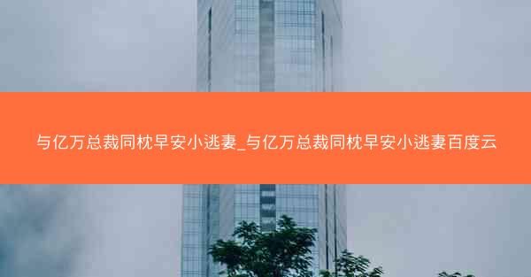 与亿万总裁同枕早安小逃妻_与亿万总裁同枕早安小逃妻百度云
