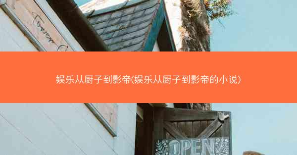 娱乐从厨子到影帝(娱乐从厨子到影帝的小说)