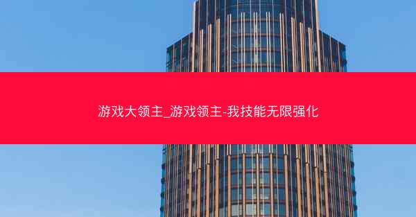 游戏大领主_游戏领主-我技能无限强化