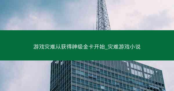 游戏灾难从获得神级金卡开始_灾难游戏小说