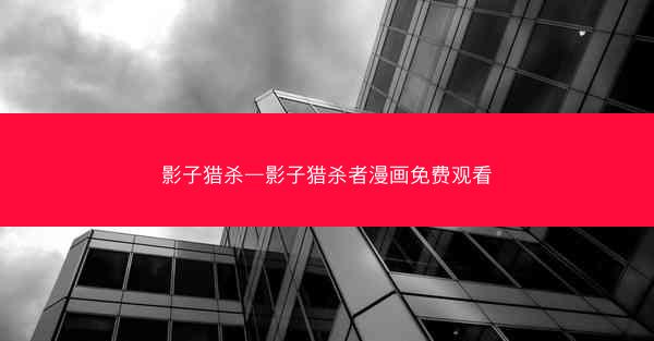 影子猎杀—影子猎杀者漫画免费观看