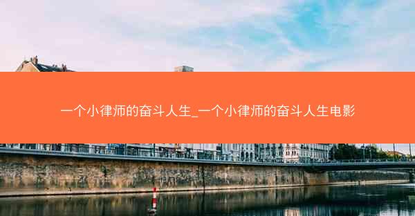 一个小律师的奋斗人生_一个小律师的奋斗人生电影