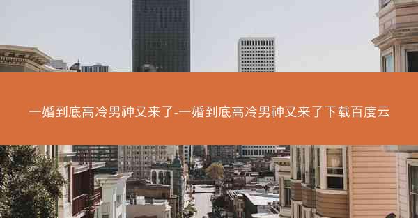 一婚到底高冷男神又来了-一婚到底高冷男神又来了下载百度云