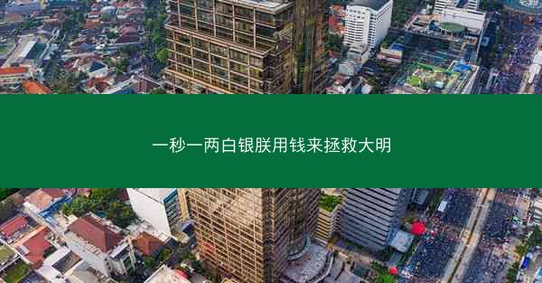 一秒一两白银朕用钱来拯救大明 一秒一两白银朕用钱来拯救大明