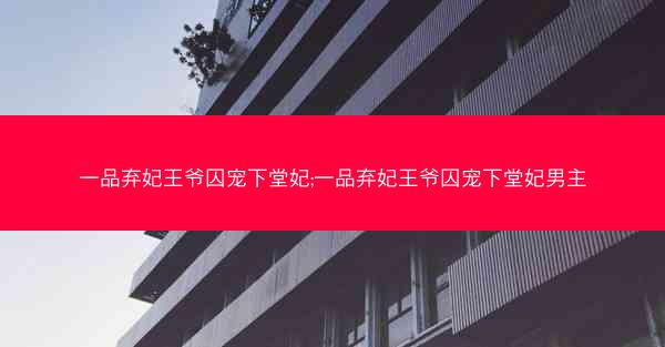 一品弃妃王爷囚宠下堂妃;一品弃妃王爷囚宠下堂妃男主