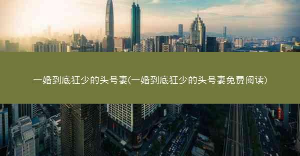 一婚到底狂少的头号妻(一婚到底狂少的头号妻免费阅读)