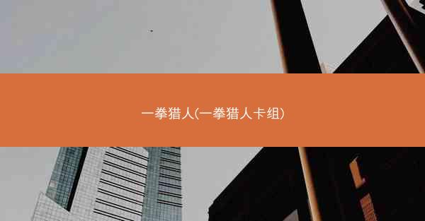一拳猎人(一拳猎人卡组) 一拳猎人(一拳猎人卡组)