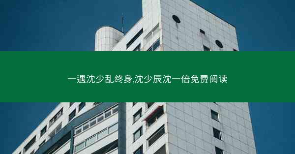 一遇沈少乱终身,沈少辰沈一倍免费阅读