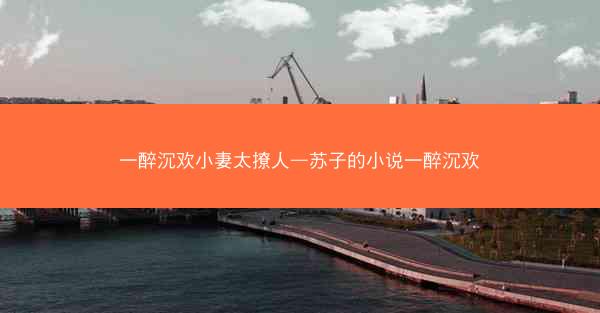 一醉沉欢小妻太撩人—苏子的小说一醉沉欢