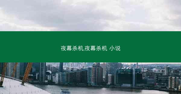 夜幕杀机,夜幕杀机 小说