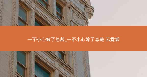 一不小心嫁了总裁_一不小心嫁了总裁 云霓裳