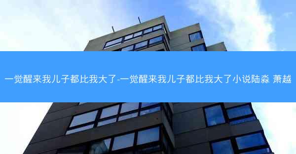 一觉醒来我儿子都比我大了-一觉醒来我儿子都比我大了小说陆淼 萧越