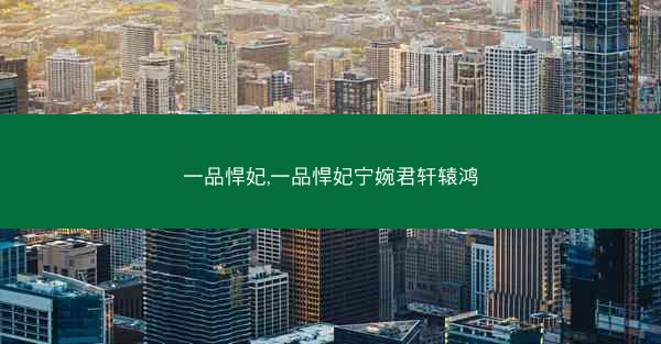 一品悍妃,一品悍妃宁婉君轩辕鸿