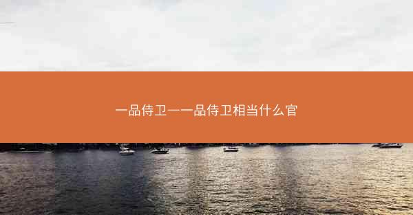 一品侍卫—一品侍卫相当什么官